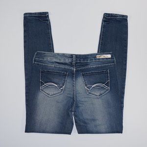 Refuge Blue Skinny Jeans with Tapered Fit